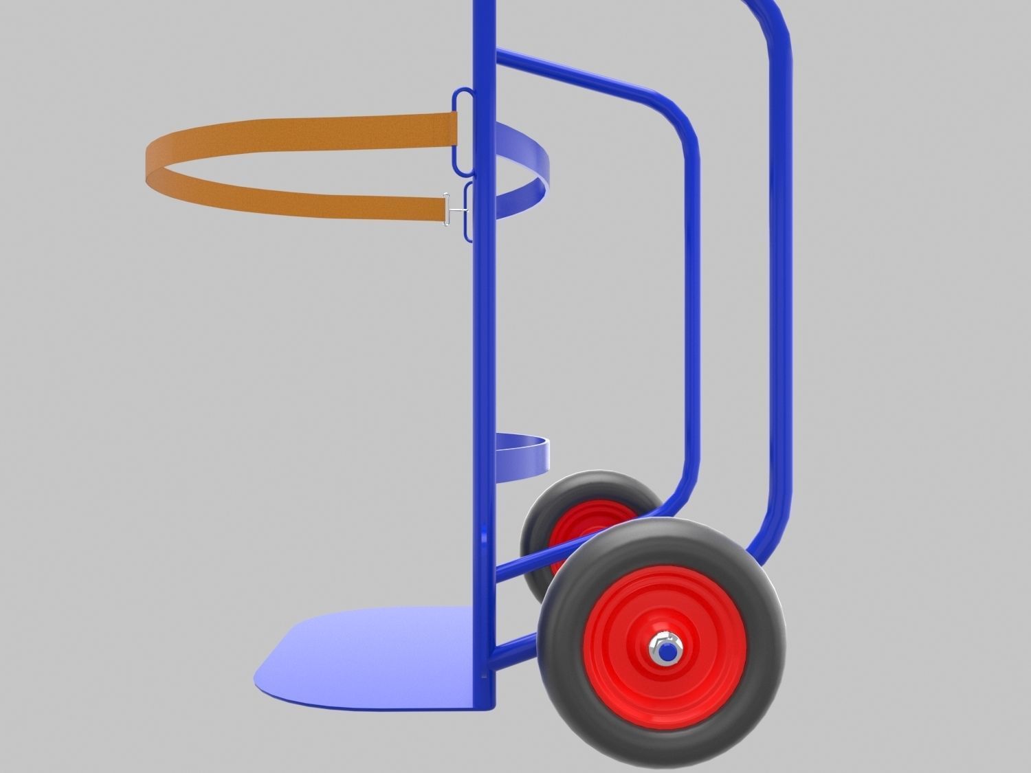 drum trolley 3D model_6
