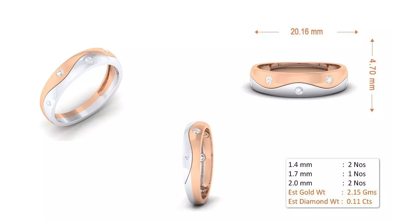 Women Ring 154 3D print model