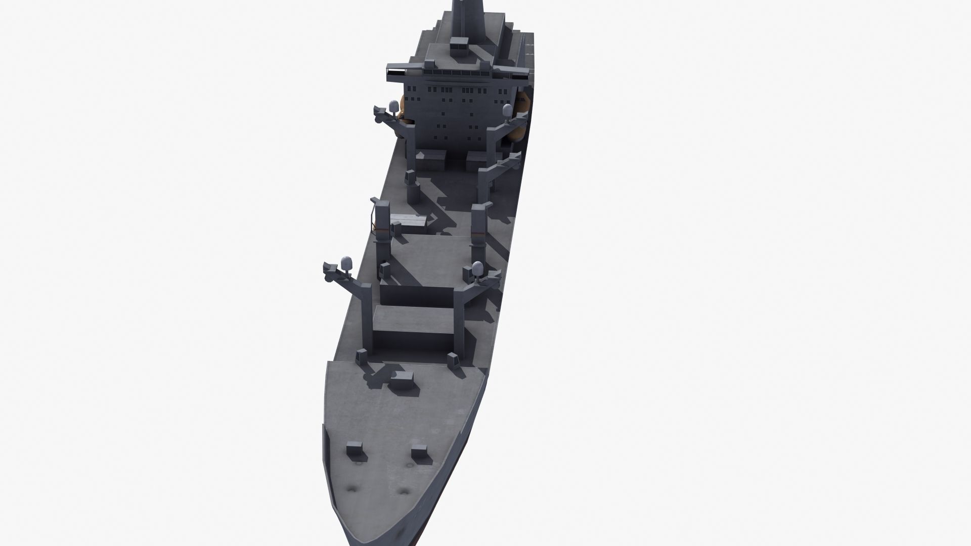 USNS Patuxent Oiler T-AO-201 Low-poly 3D model_22