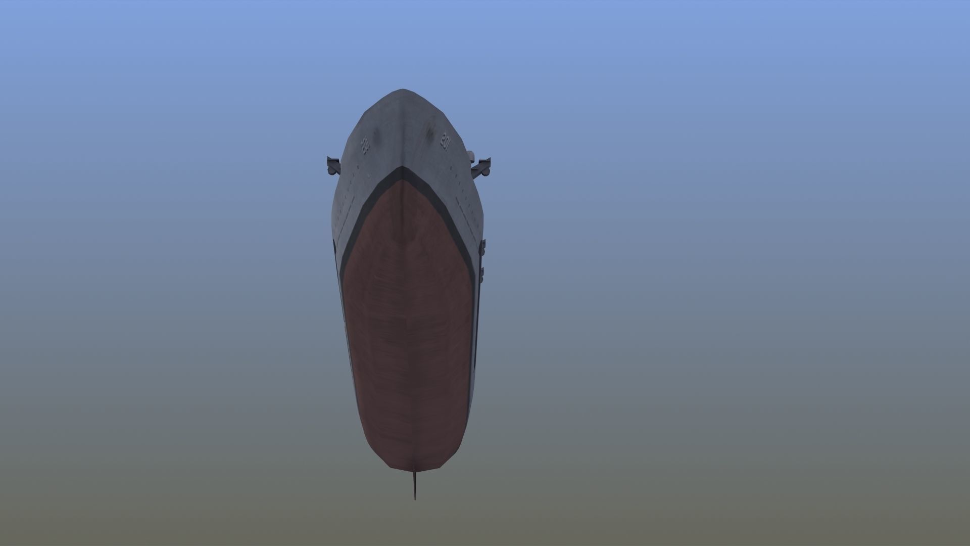 USNS Patuxent Oiler T-AO-201 Low-poly 3D model_17