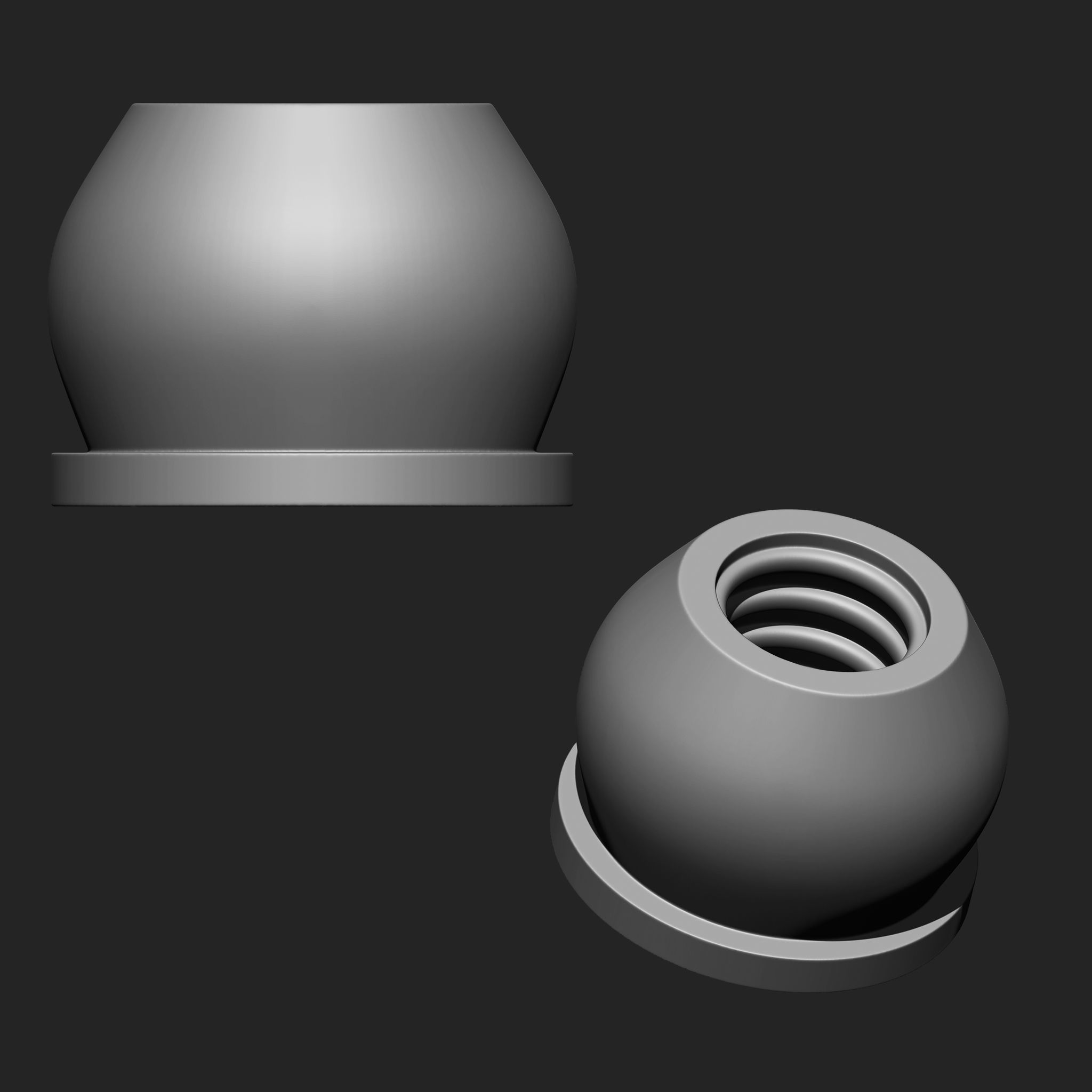 NUTS  and BOLTS MEGA PACK 4 IN ONE  61 BRUSHES 3D model_24