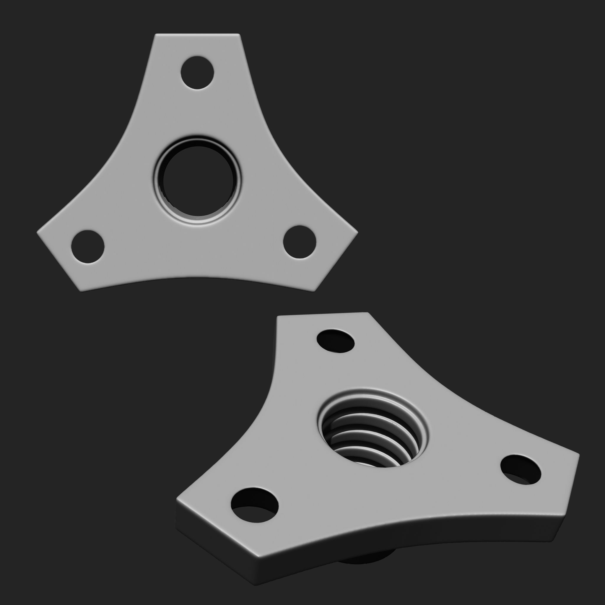 NUTS  and BOLTS MEGA PACK 4 IN ONE  61 BRUSHES 3D model_20