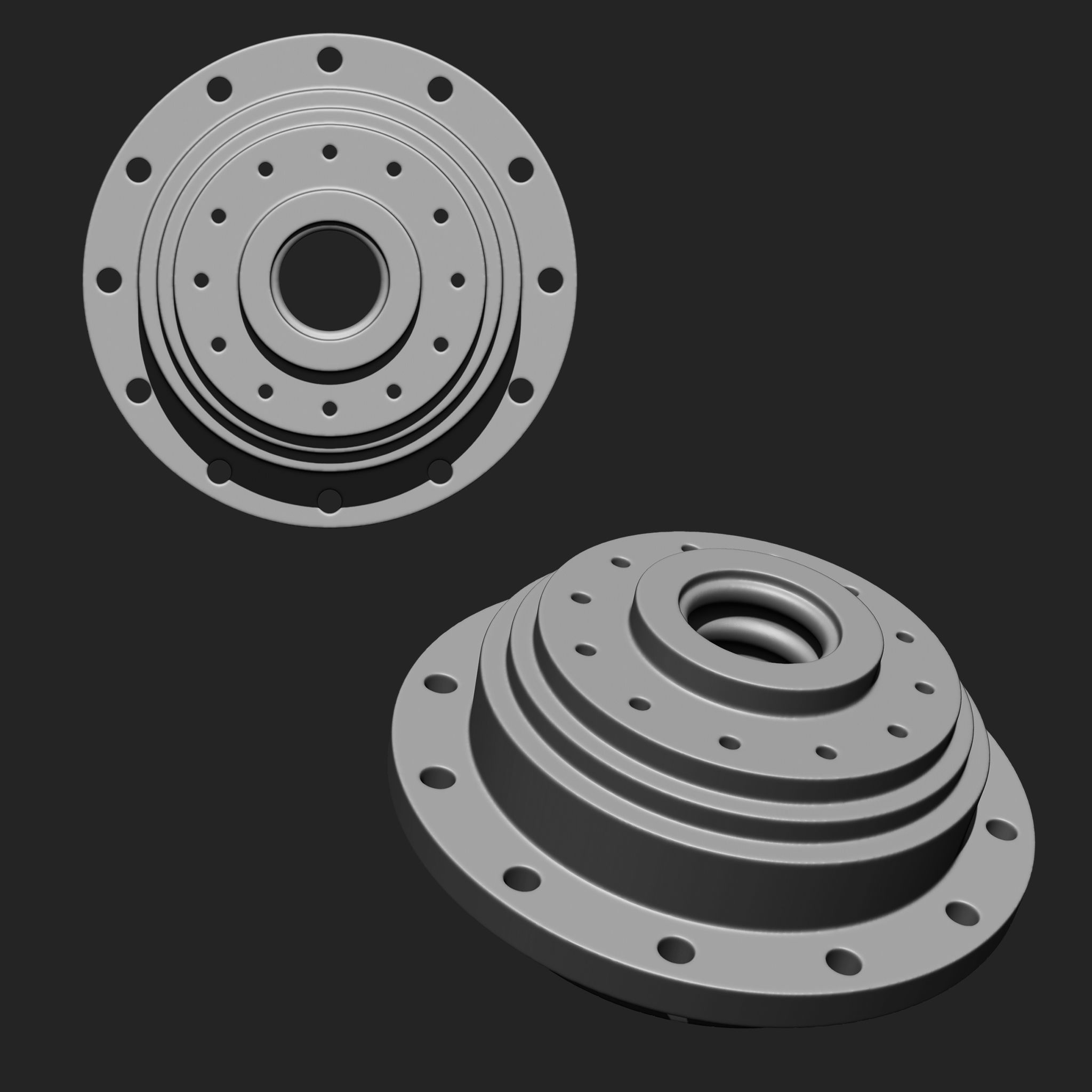 NUTS  and BOLTS MEGA PACK 4 IN ONE  61 BRUSHES 3D model_22