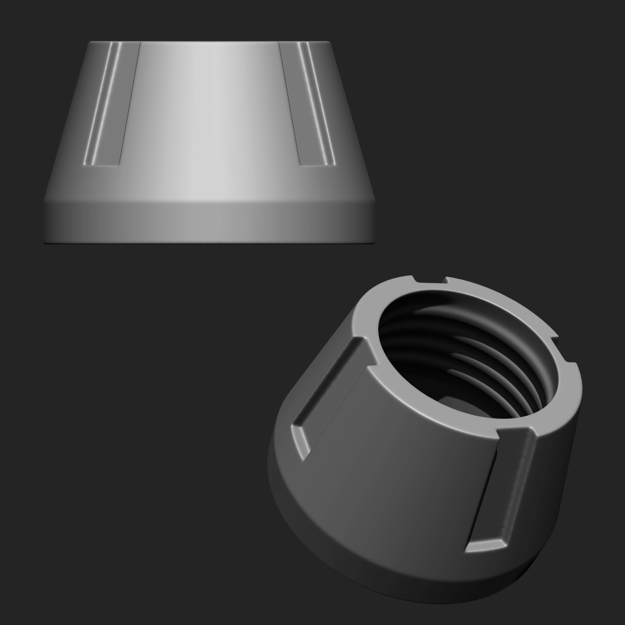 NUTS  and BOLTS MEGA PACK 4 IN ONE  61 BRUSHES 3D model_12