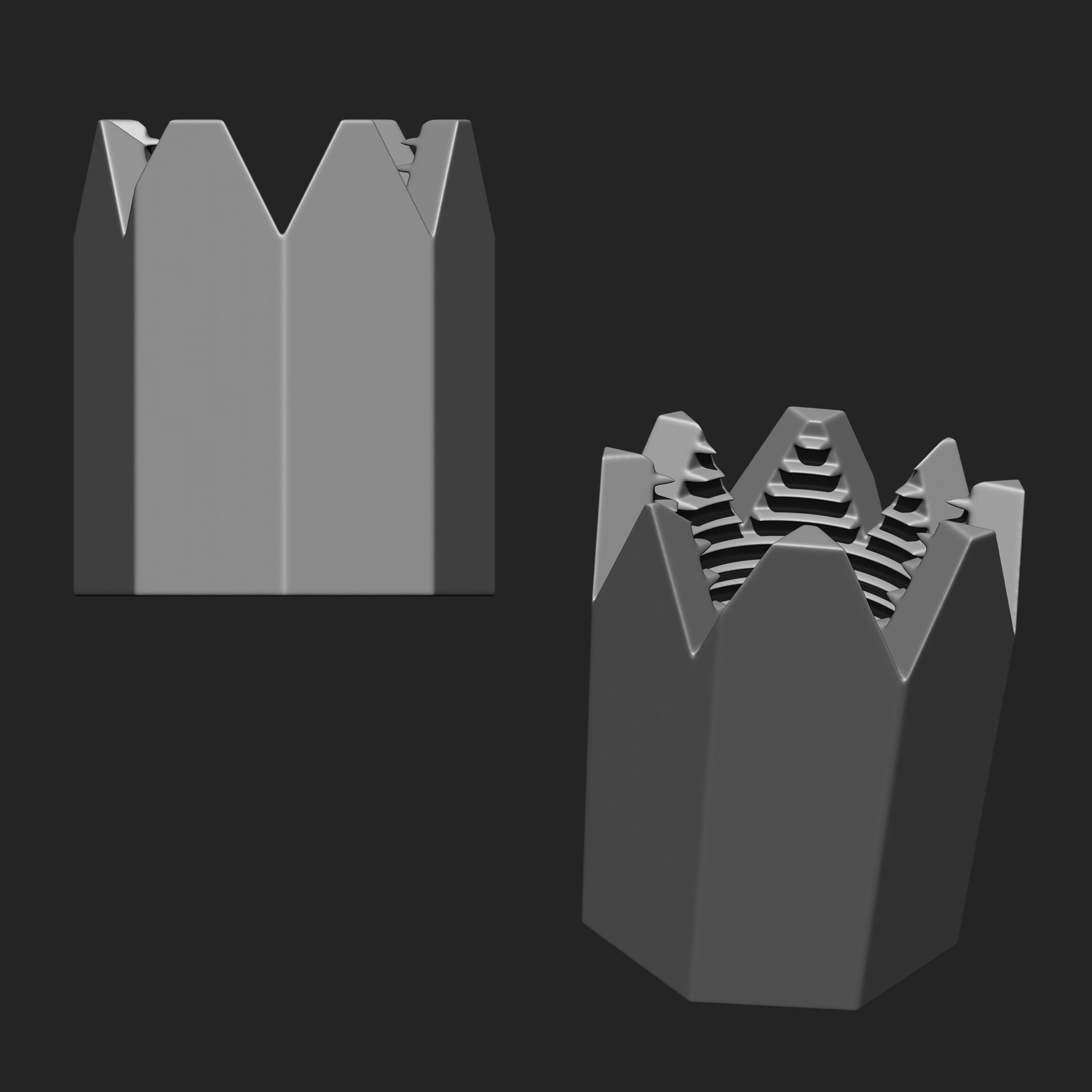 NUTS  and BOLTS MEGA PACK 4 IN ONE  61 BRUSHES 3D model_13