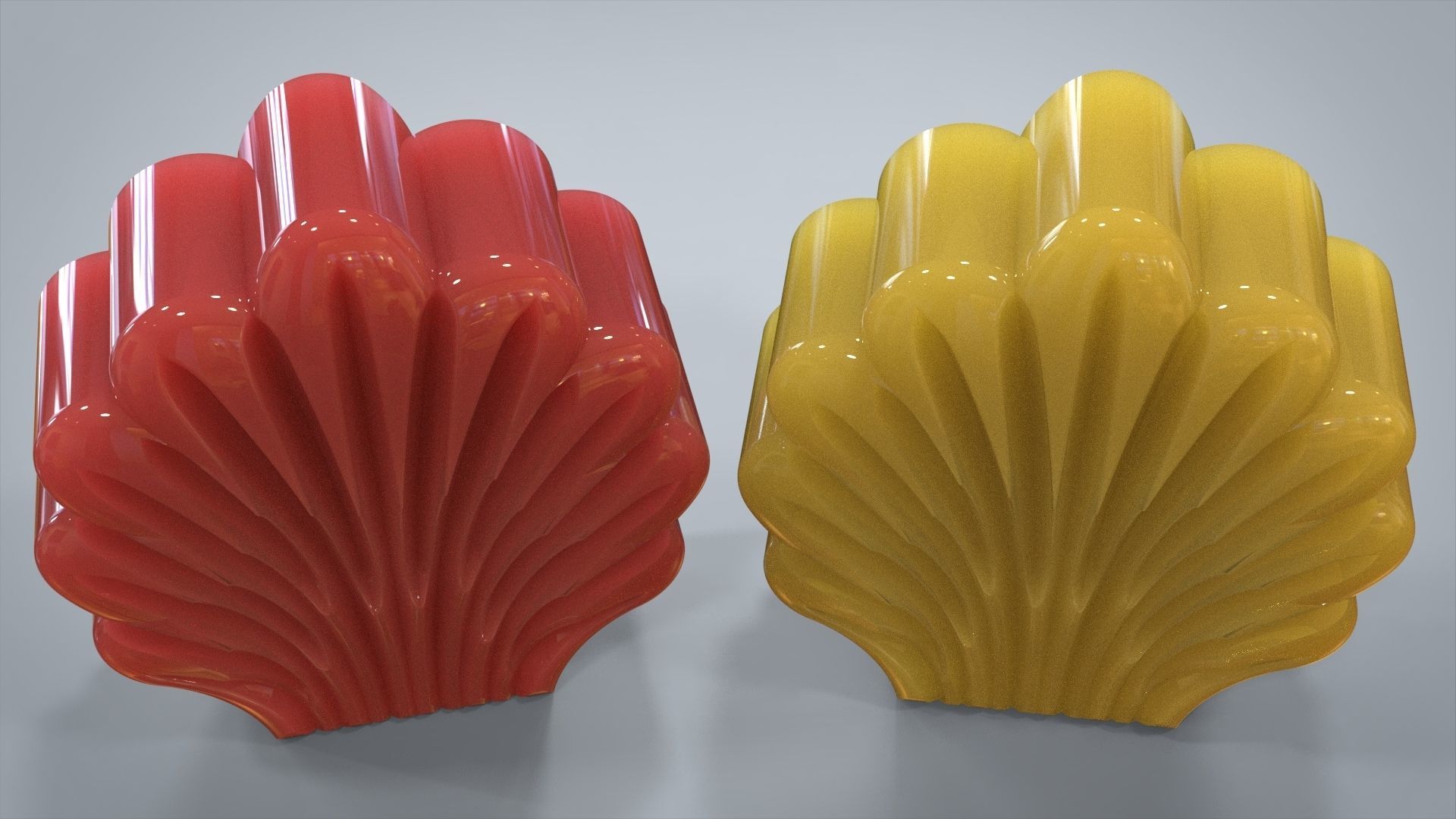 Shell Candle for silicone mold 3D print model_6