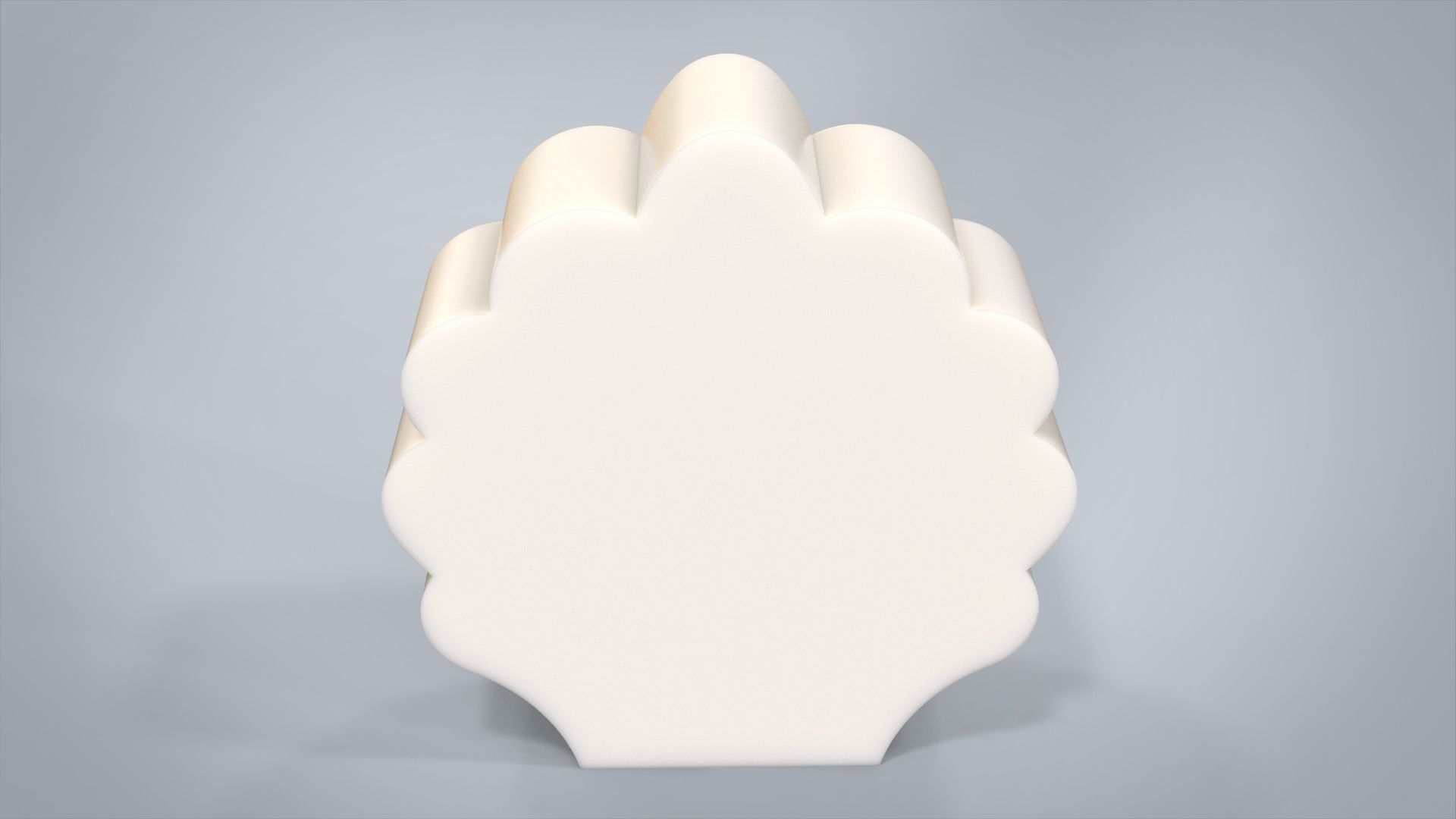 Shell Candle for silicone mold 3D print model_5