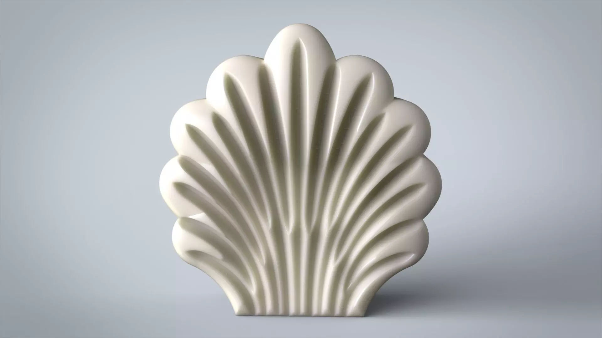 Shell Candle for silicone mold 3D print model_0