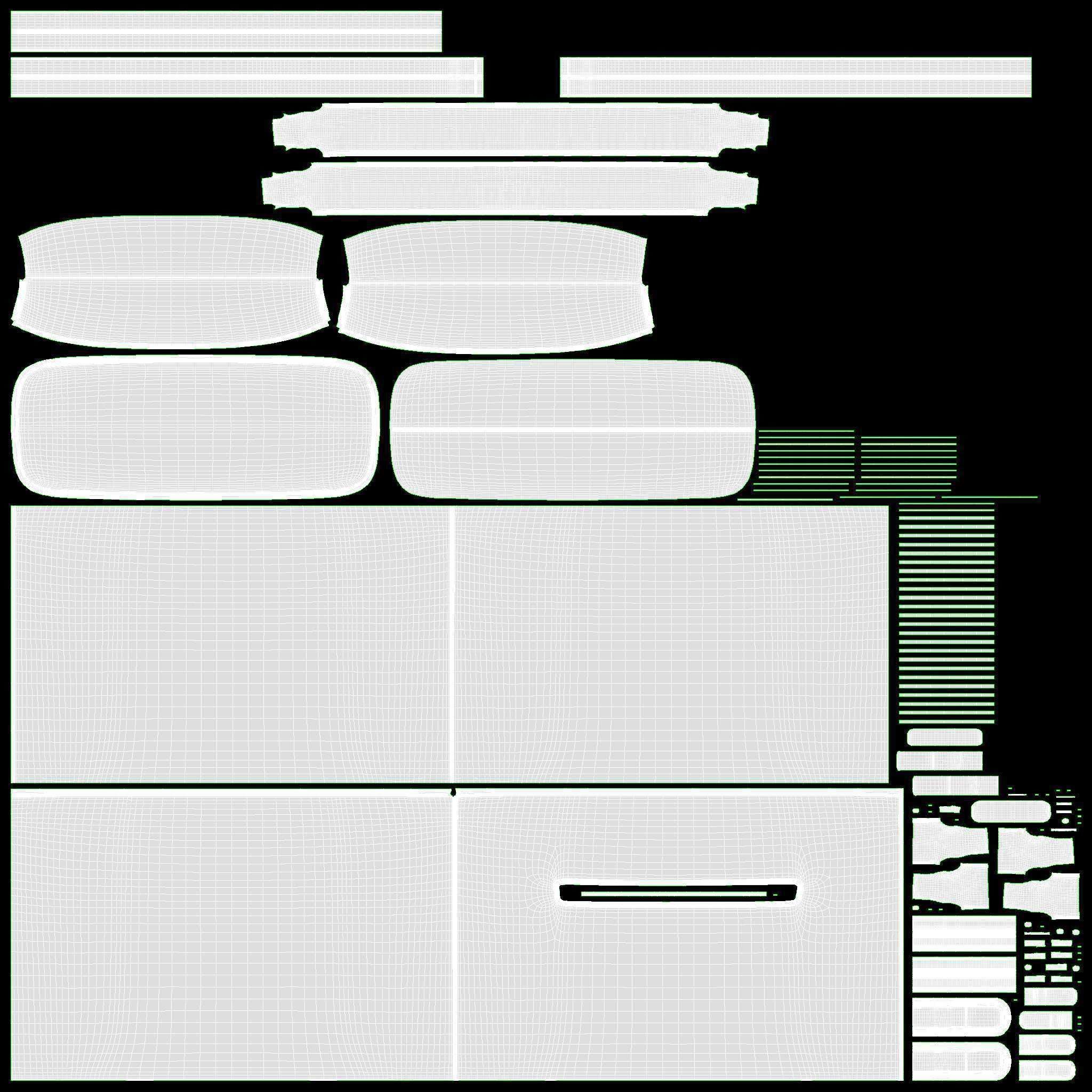 Women summer shoulder bag brown 3D model_22