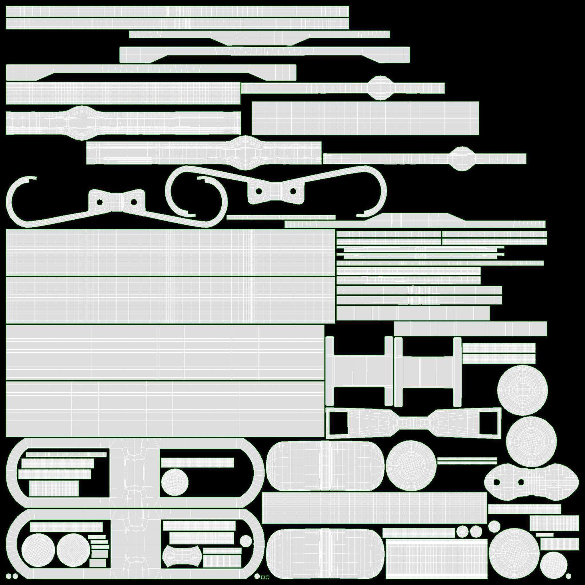 Women summer shoulder bag brown 3D model_23