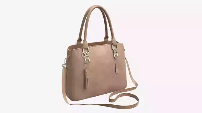 Women summer shoulder bag light brown