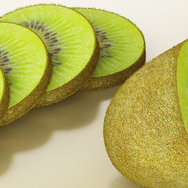 Kiwi Fruit in Basket 3D model_13