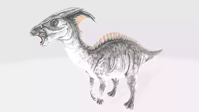 Parasaurolophus dinosaur