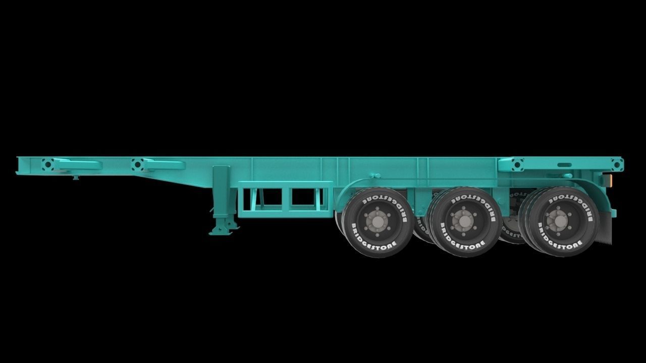 Semi Trailer 3D model_6