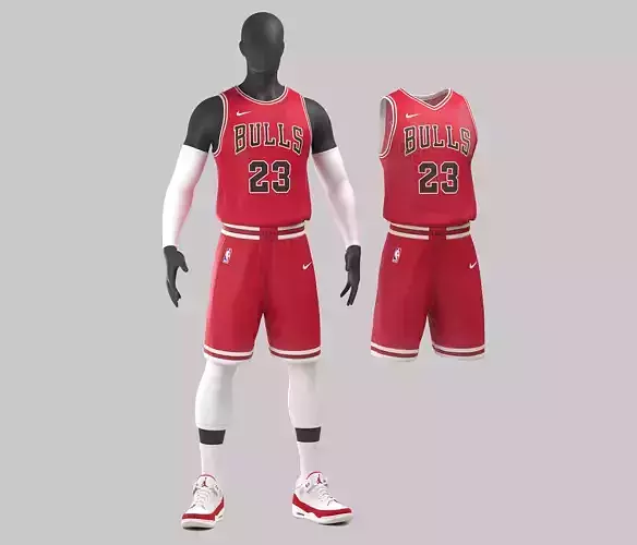 Basketball Uniform 3D model