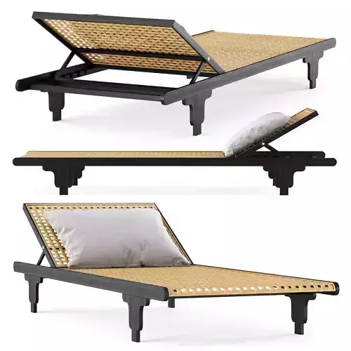 Lola rattan sunbed LS11 by Bpoint Design 