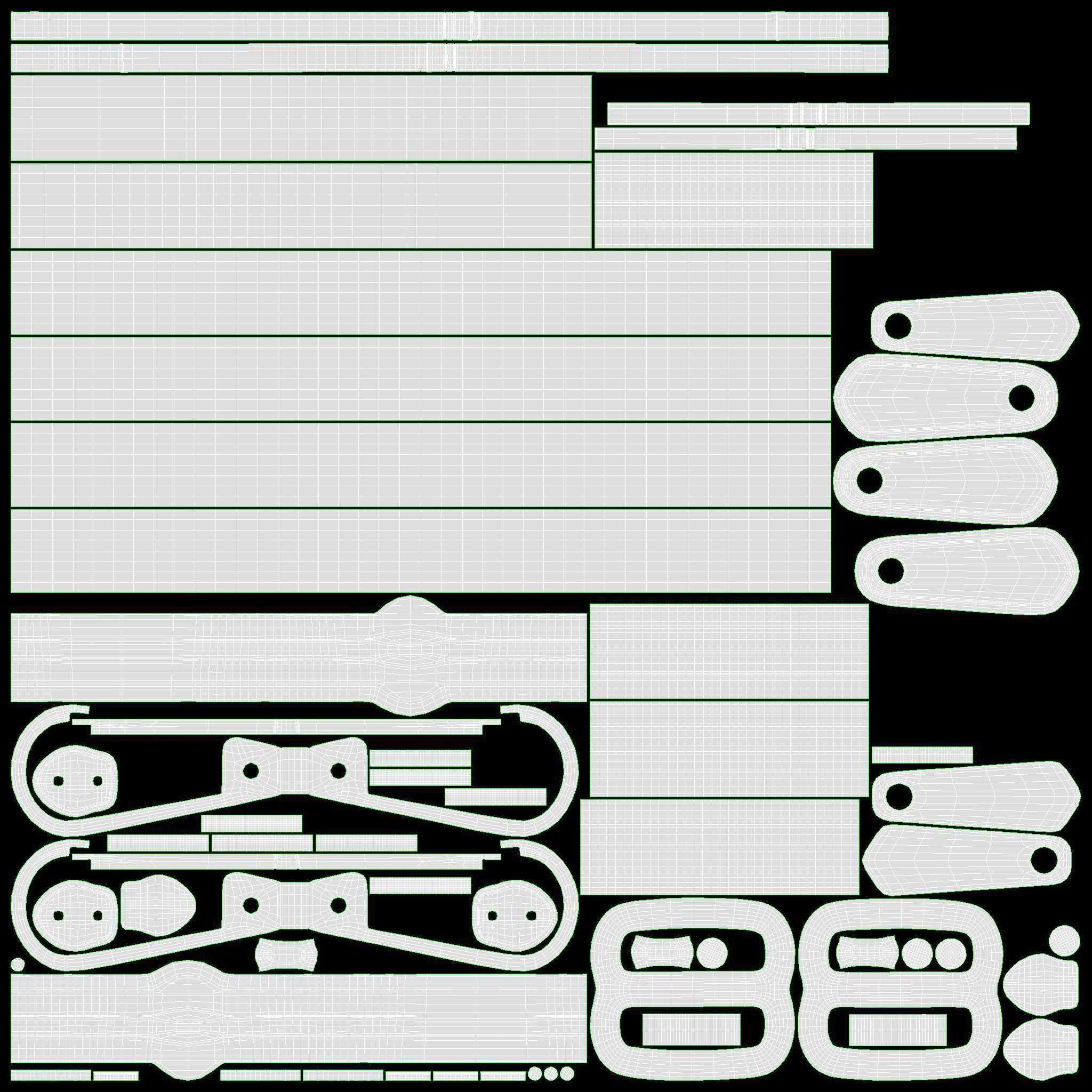 Women shoulder yellow leather bag 3D model_23