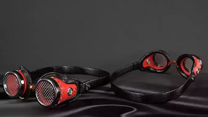 glasses pair of headphones