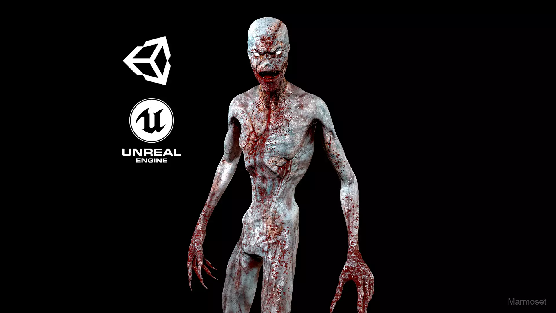 Stitched Monster  Low-poly 3D model_0