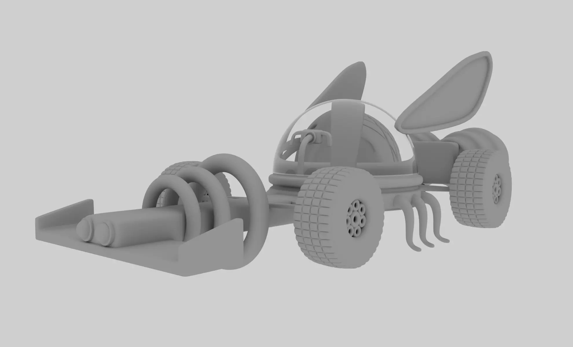 Bee F1 car 3D model_0
