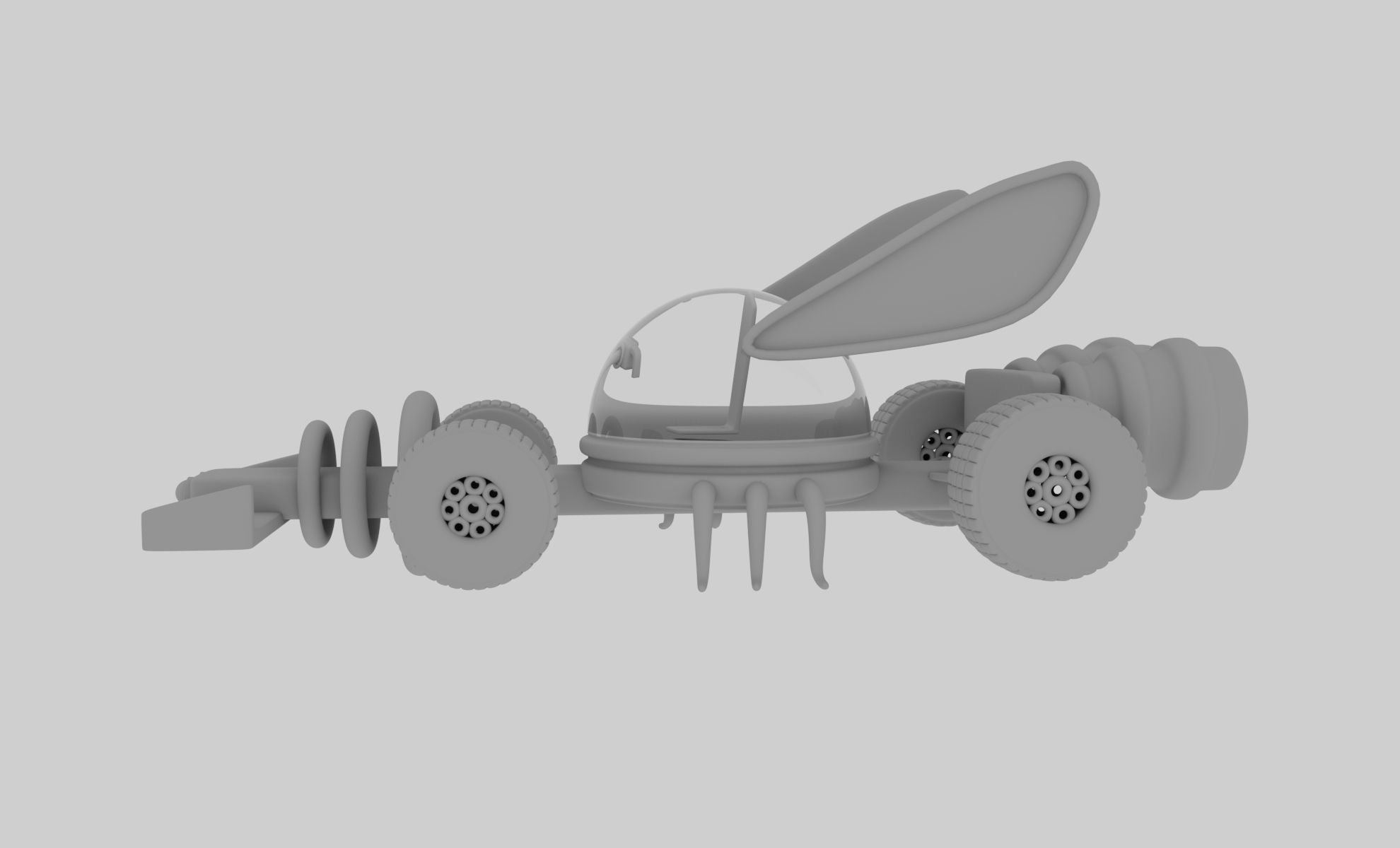 Bee F1 car 3D model_1