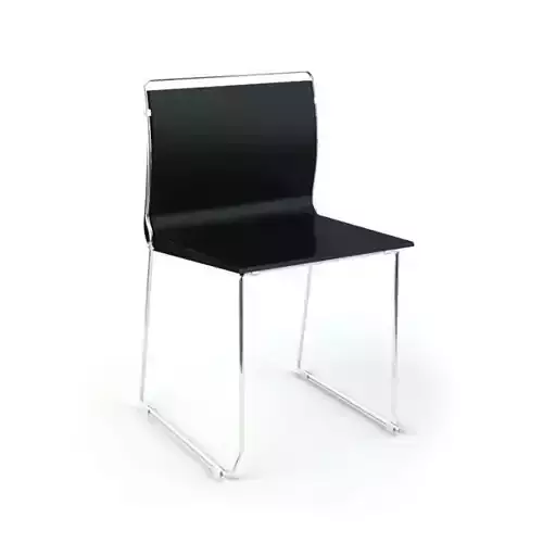 Black Metal Office Chair