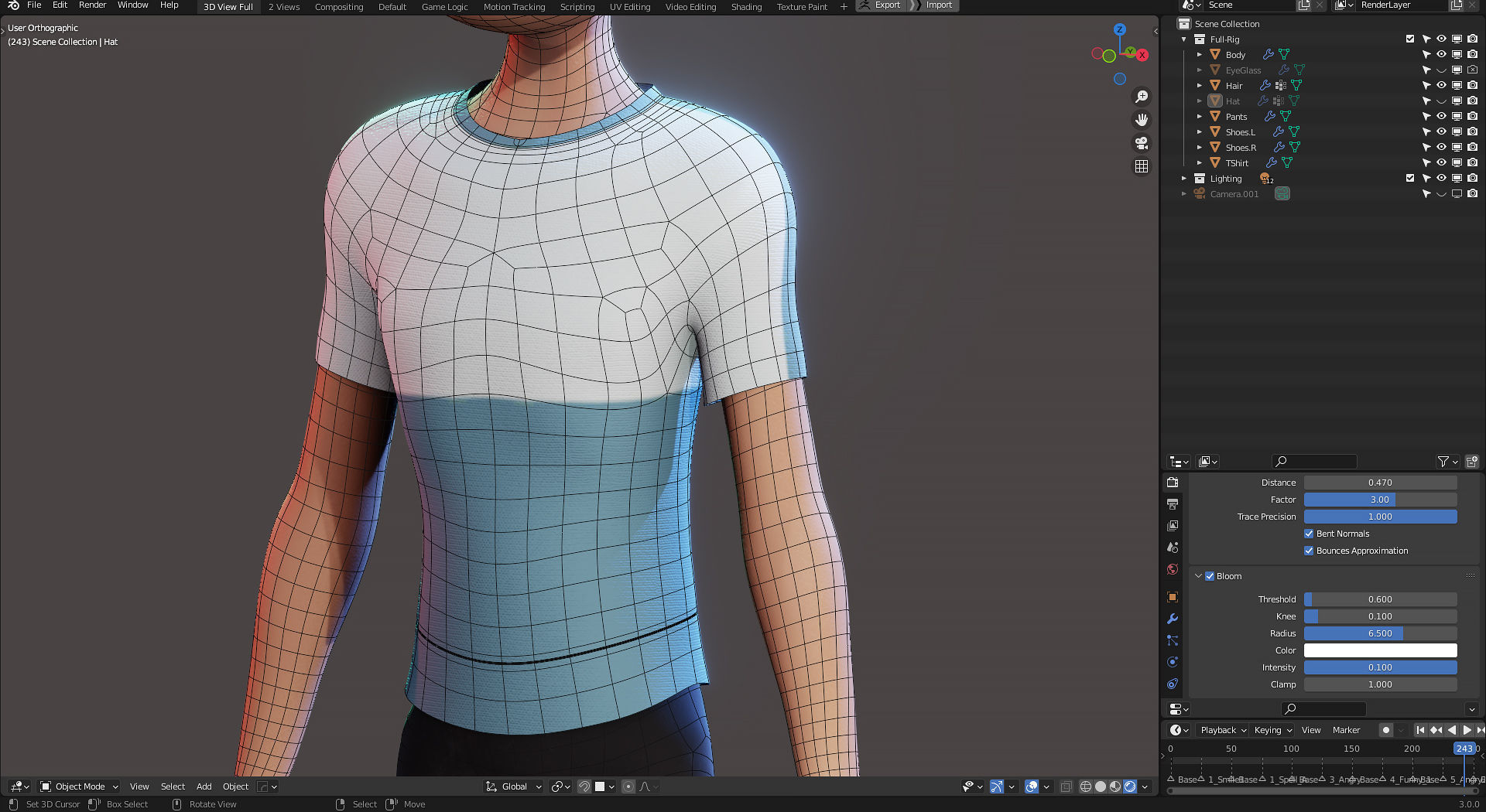 3D Modeling - Boy - Luke - Blender 3 3D model_3