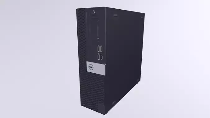 Dell Desktop PC 3d Model VR