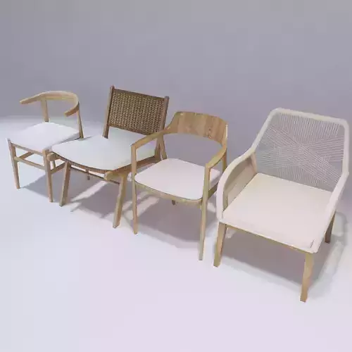 MODERN WOOD CHAIR PACKAGE