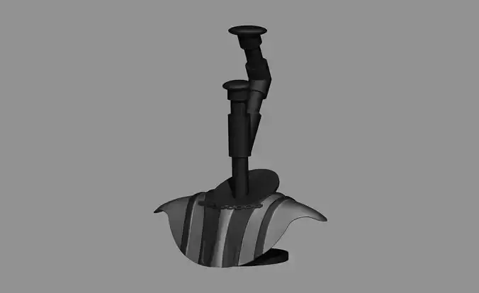 Stand for Darth Vader Helmet reveal or assembly