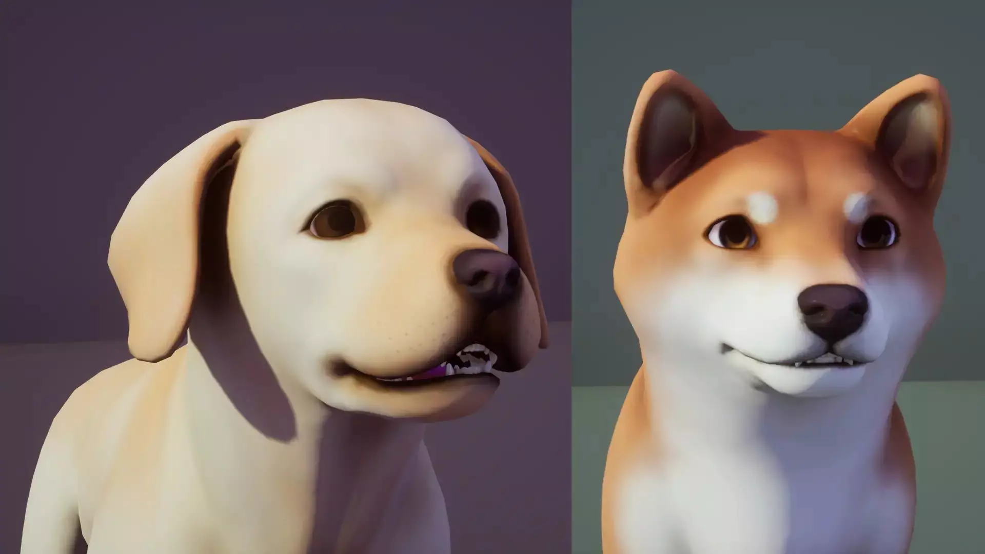 Dogs pack 3D Model Collection_0