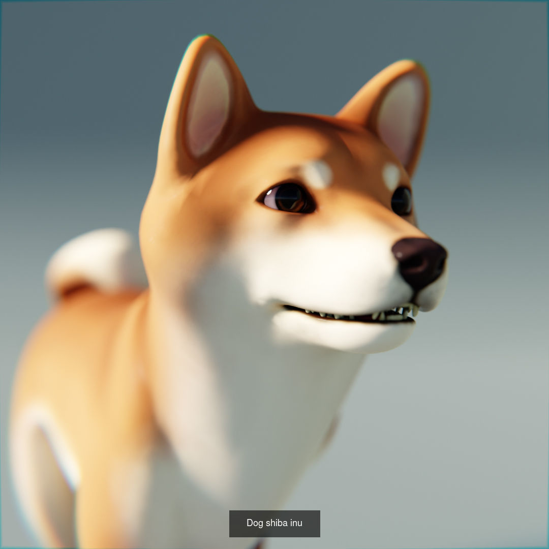 Dogs pack 3D Model Collection_9