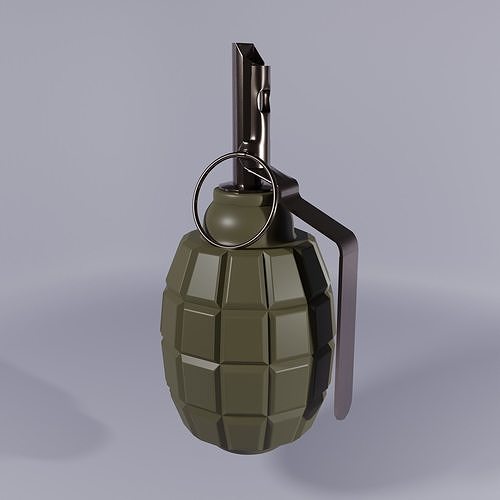 Hand Granade 3d Free model Free 3D model
