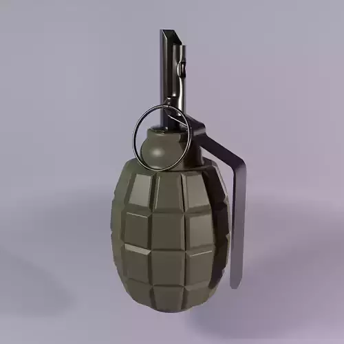 Hand Granade 3d Free model
