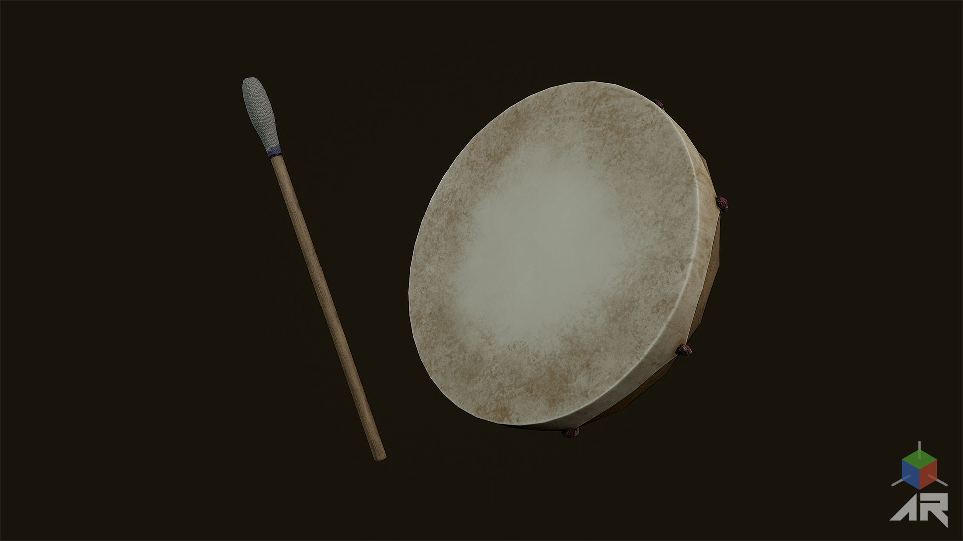 Apache Shaman Low-poly 3D model_22