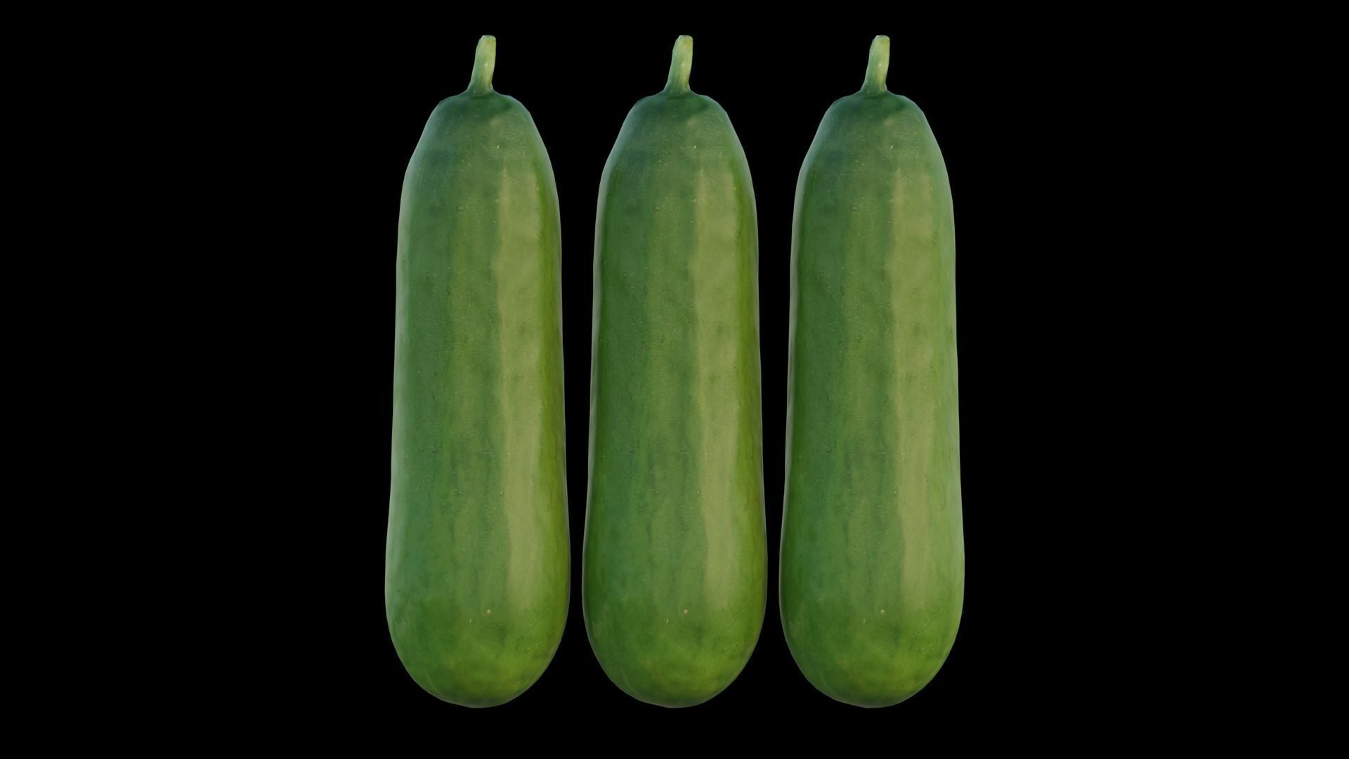 baby cucumber 04 3D model_6