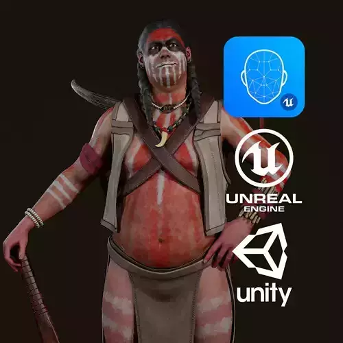 Apache Warrior 1 Low-poly 3D model