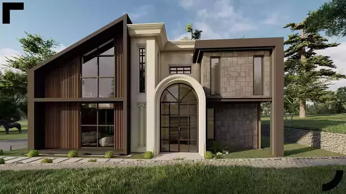 SE Villa Kemerburgaz by FGM 3D model