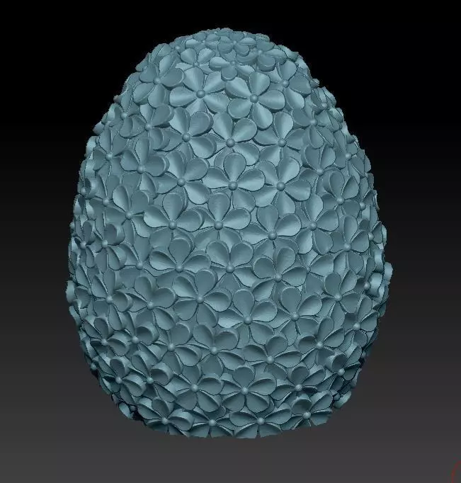 Easter egg  3D print model_0