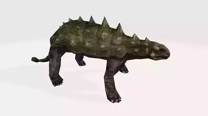 ankylosaurus dinosaur with spikes