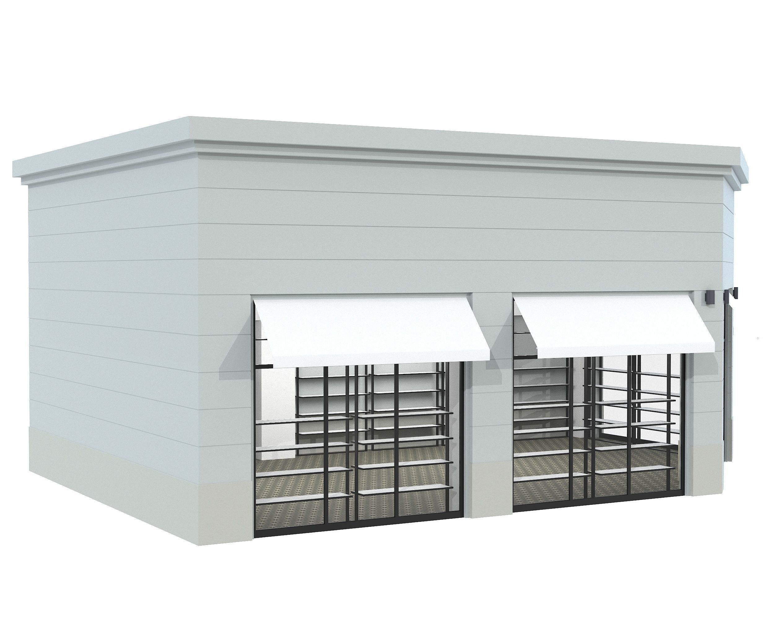 Cloth Shop Store Boutique Low-poly 3D model_7