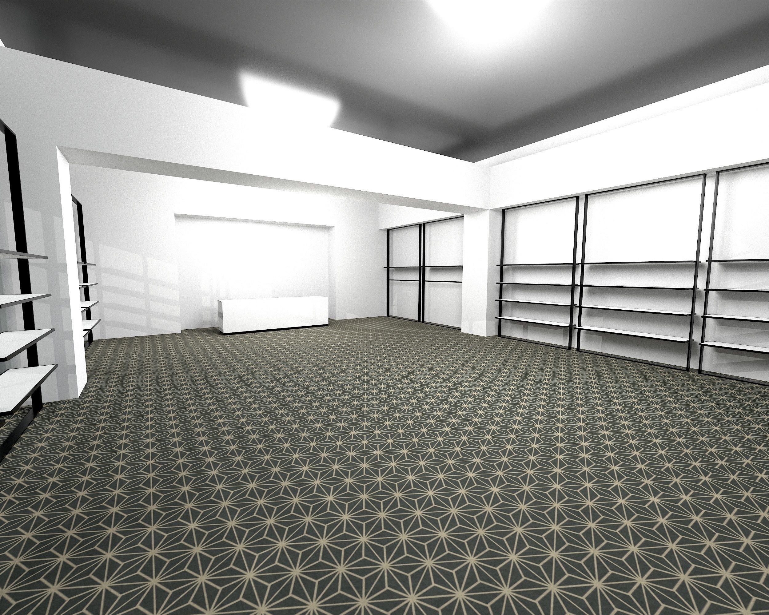 Cloth Shop Store Boutique Low-poly 3D model_9