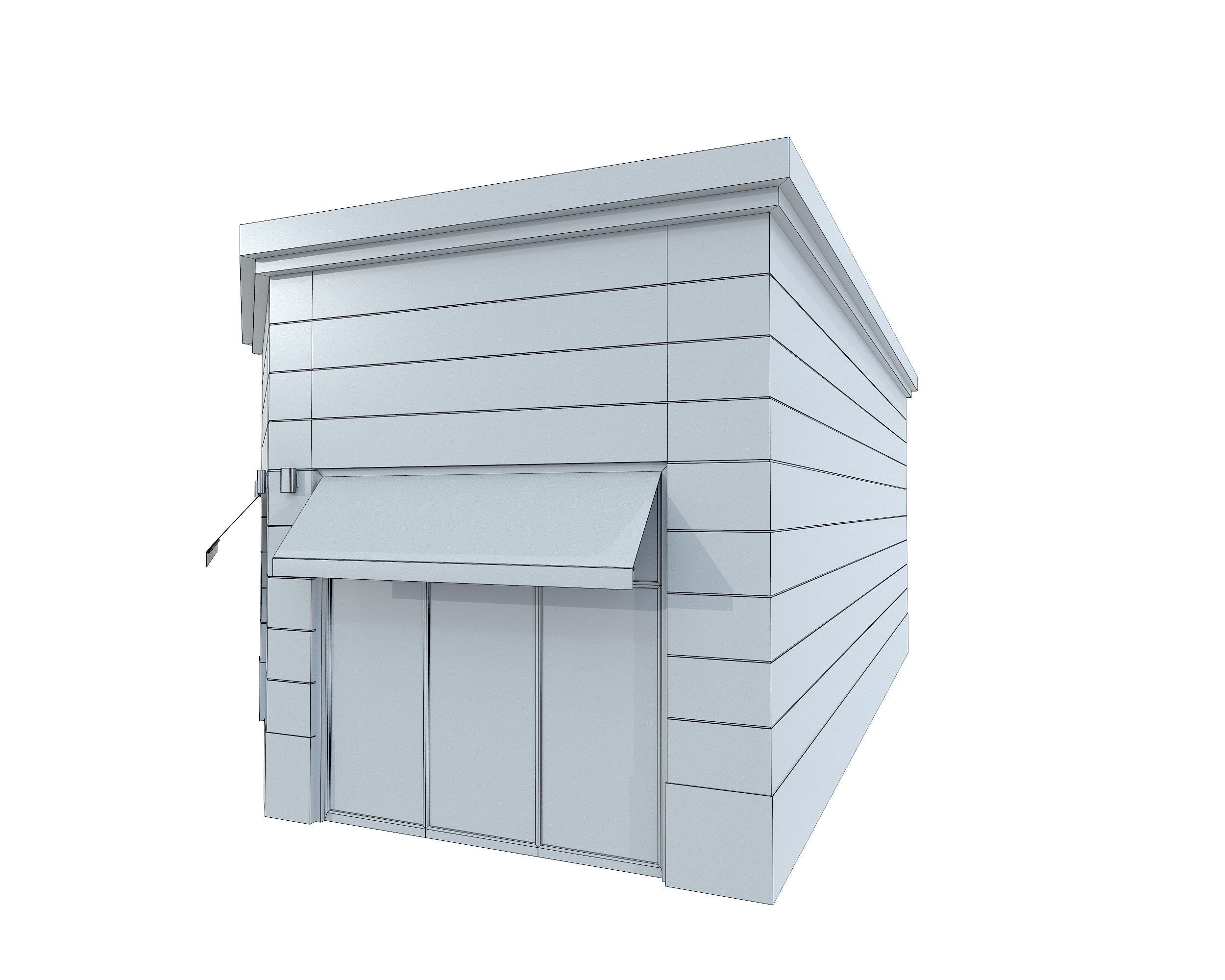 Cloth Shop Store Boutique Low-poly 3D model_16