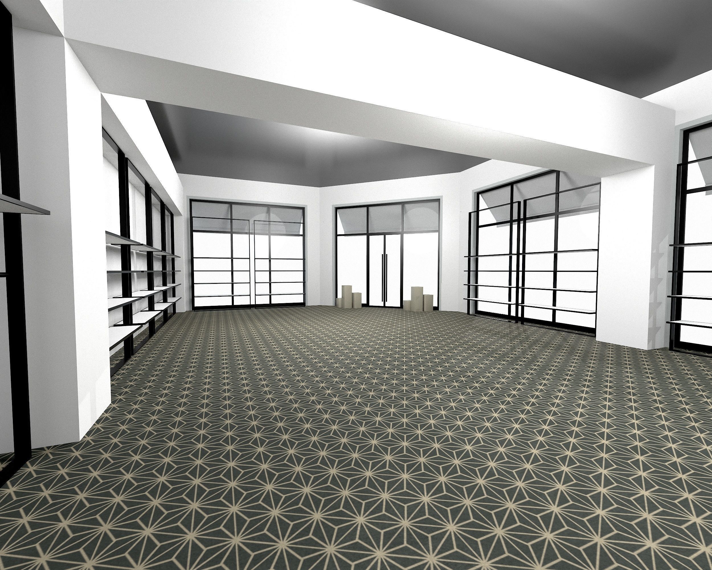 Cloth Shop Store Boutique Low-poly 3D model_10