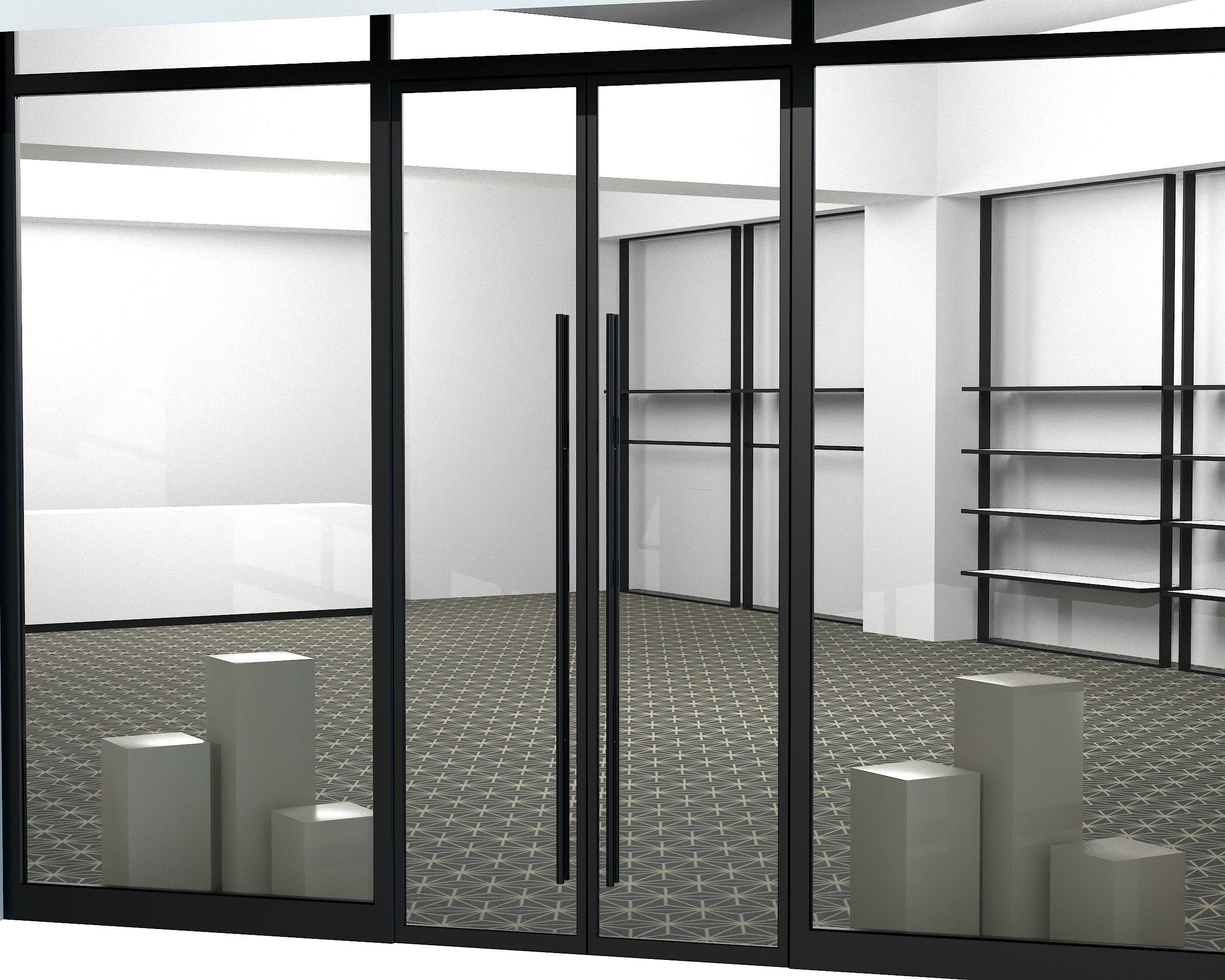 Cloth Shop Store Boutique Low-poly 3D model_8