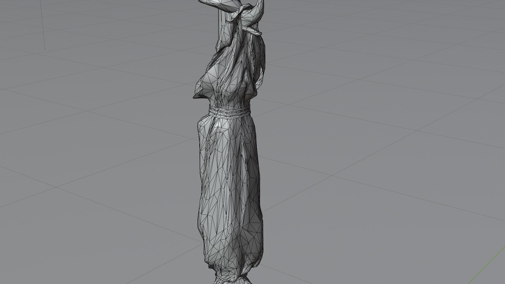 Magic staff Free low-poly 3D model_15