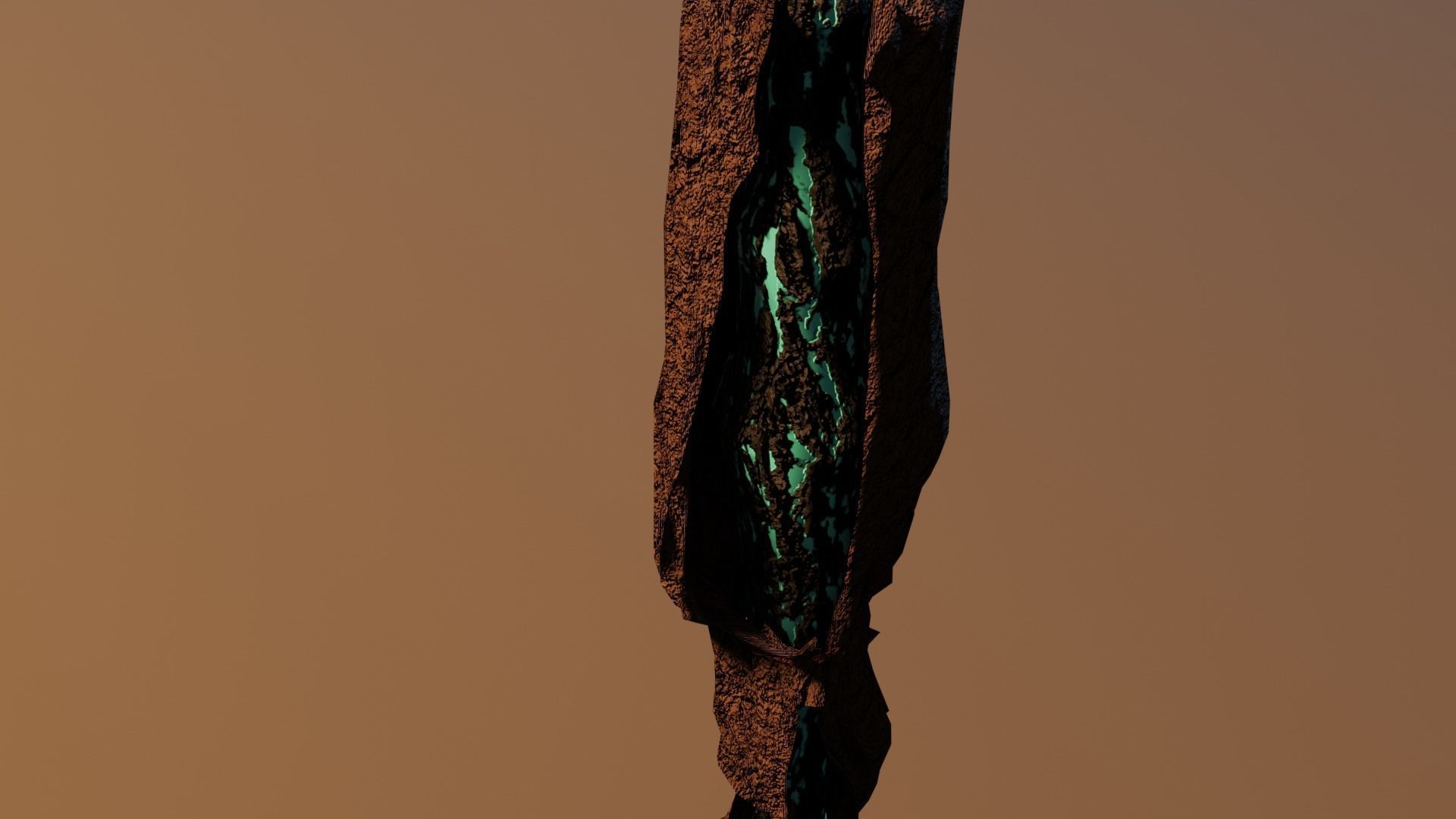 Magic staff Free low-poly 3D model_7