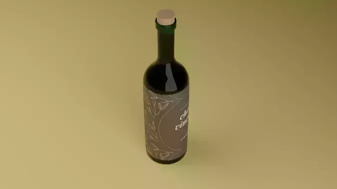 generic wine bottle