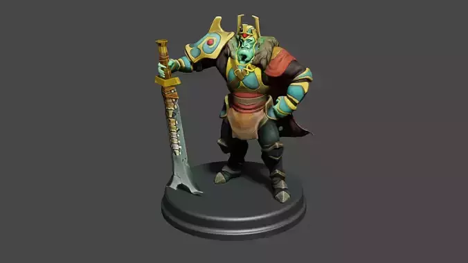 Wrath King Printable from Dota2 3D model