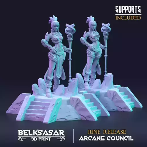 Wizard Kaliwen Greyhand Clothed and Nude